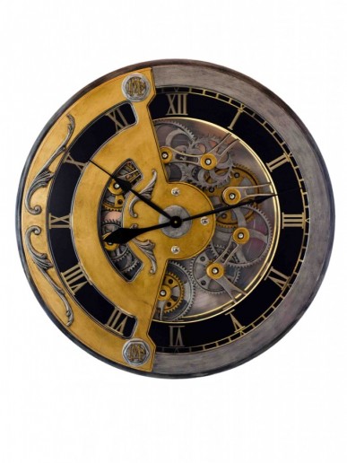 Behalf Clock Gold & Silver